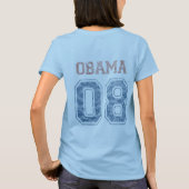 T-shirt Pièce en t d'Obama d'équipe (Dos)