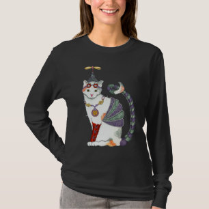 T-shirt Pièce en t d'obscurité de chat de Steampunk Gret