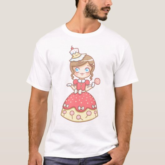 T-shirt Pièce en t douce de fille (Devant)