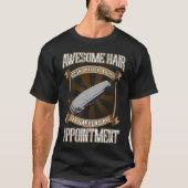 T-shirt Pièce en t drôle de rendez-vous de cheveux de (Devant)