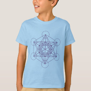 T-shirt Pièce en t du cube de Metatron