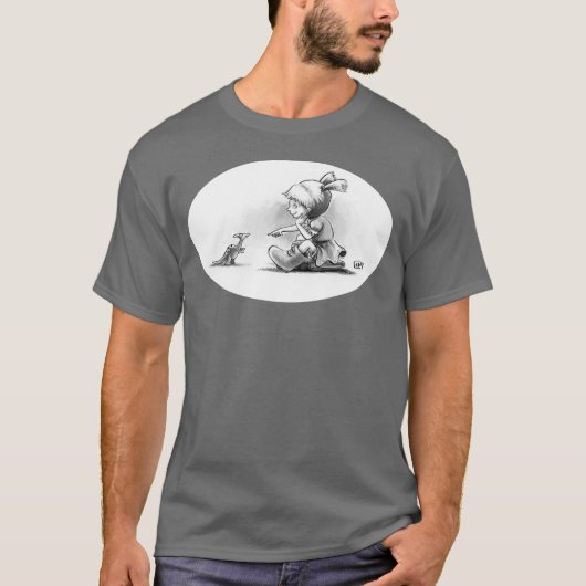 T-shirt Pièce en t du dinosaure du Boo (Devant)