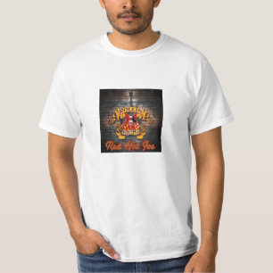 T-shirt Pièce en t d'un rouge ardent de Joe des hommes