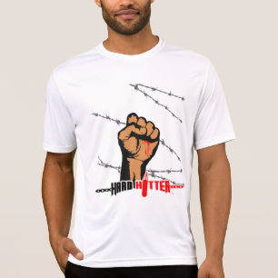 T-shirt Pièce en t dure de Micro-Fibre de fil de Barb de