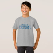 T-shirt Pièce en t élémentaire d'enfants de Spiritridge (Devant entier)
