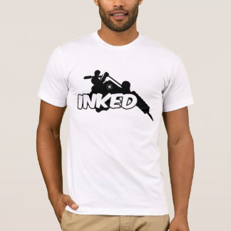 T-shirt Pièce en t encrée
