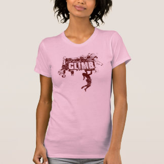 T-shirt Pièce en t femelle d'escalade de roche