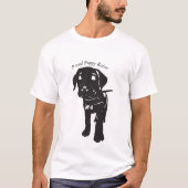 T-shirt Pièce en t fière d'éleveur de chiot (Devant)