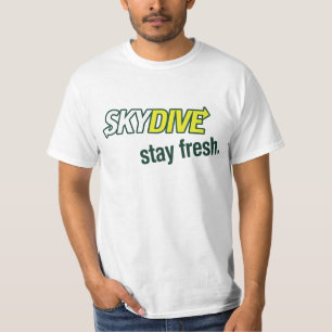 T-shirt Pièce en t fraîche de parachutiste de séjour