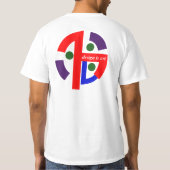 T-shirt Pièce en t graphique abstraite (Dos)