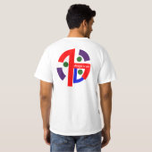 T-shirt Pièce en t graphique abstraite (Dos entier)
