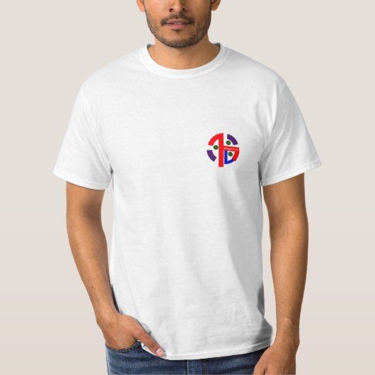 T-shirt Pièce en t graphique abstraite (Devant)