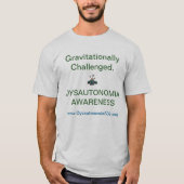 T-shirt Pièce en t gravitationellement contestée (Devant)