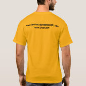 T-shirt Pièce en t jaune d'IJHATT (Dos)