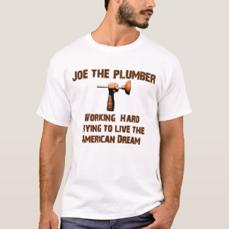 T-shirt Pièce en t Joe le rêve américain de plombier