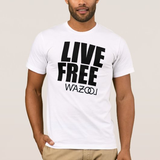 T-shirt Pièce en t libre vivante (Devant)