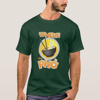 T-shirt Pièce en t lourde foncée de WhereThePho