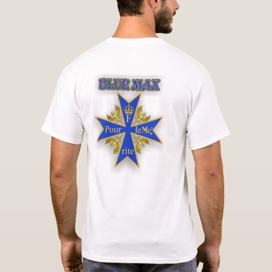 T-shirt Pièce en t maximum bleue (Dos)