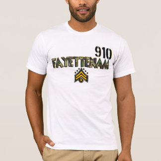T-SHIRT PIÈCE EN T MILITAIRE DE STYLE DE FAYETTENAM