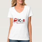 T-shirt pièce en t nanoe blanche faite sur commande de (Devant)