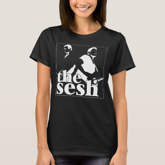 T-shirt Pièce en t noire dans Sesh des femmes "frères de (Devant)