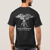 T-shirt Pièce en t noire de base de BI (Dos)