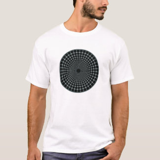 T-shirt pièce en t noire de cible