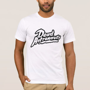 T-shirt Pièce en t noire de logo d'astronautes morts