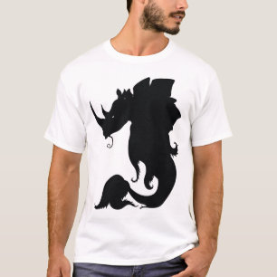 T-shirt Pièce en t noire de Rhinostegofish