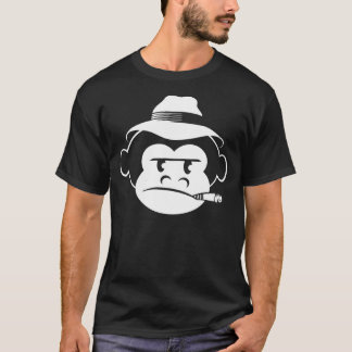 T-shirt Pièce en t noire de singe