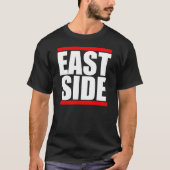 T-shirt Pièce en t noire Eastside (Devant)