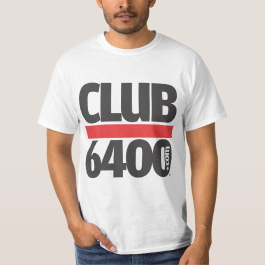 T-shirt Pièce en t nommée de logo du club 6400 (Devant)