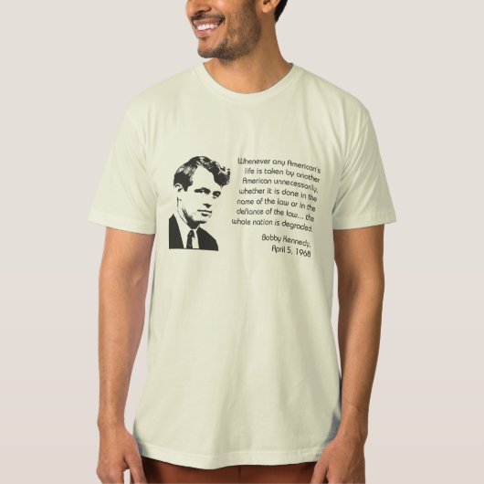 T-shirt Pièce en t organique de Kennedy (Devant)