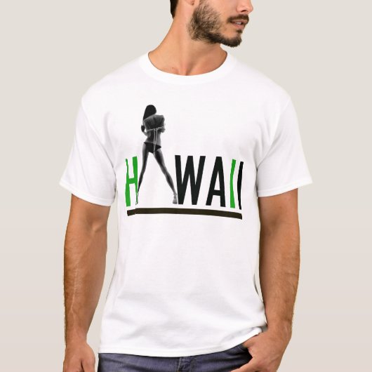 T-shirt Pièce en t originale d'Hawaï (Devant)