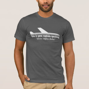 T-shirt Pièce en t parlante de papa de radiotéléphonie