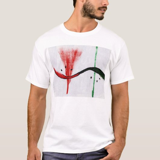 T-shirt Pièce en t peinte par pastèque (Devant)
