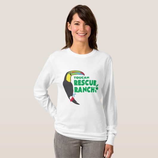 T-shirt Pièce en t personnalisable de toucan (Devant entier)