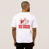 T-shirt PIÈCE EN T personnalisable d'équipe de BOWLING (Dos entier)