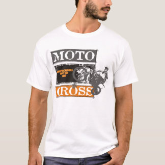 T-shirt Pièce en t personnalisée par croix de moteur