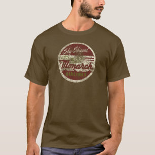 T-shirt Pièce en t portée de regard embarquée "par ciel