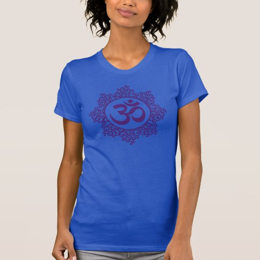 T-shirt Pièce en t pourpre d'OM (Devant)