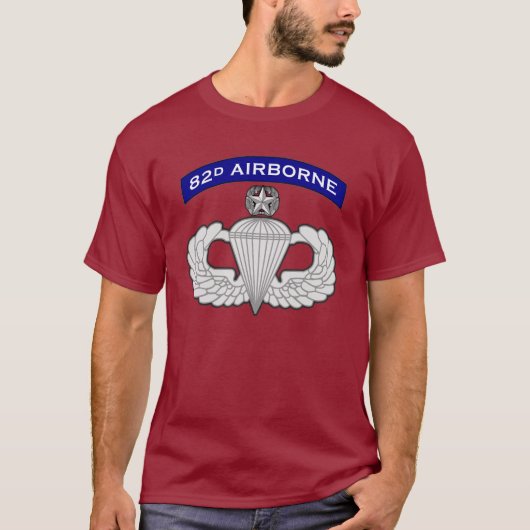 T-shirt pièce en t principale aéroportée 2 du parachutiste (Devant)