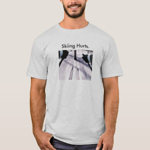 T-shirt Pièce en t relâchée de ski
