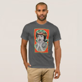 T-shirt Pièce en t rouge de GOP WTF d'OMG (Devant entier)