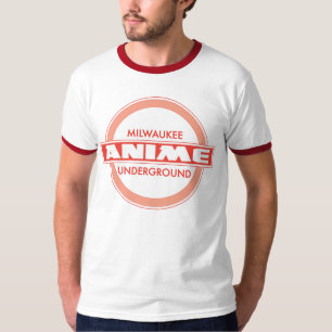 T-shirt Pièce en t rouge souterraine d'Anime de Milwaukee