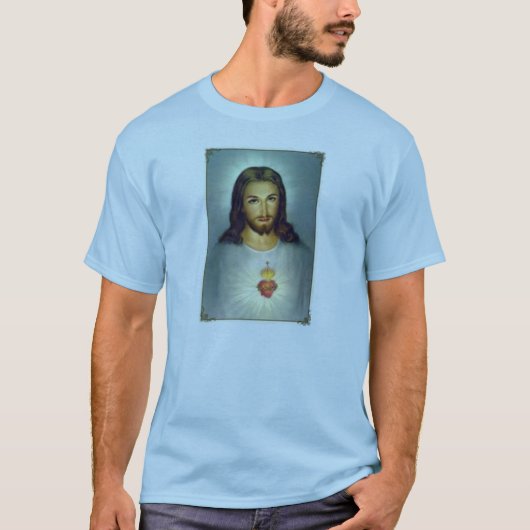 T-shirt Pièce en t sacrée de coeur (Devant)