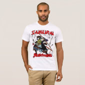 T-shirt pièce en t samouraï (Devant entier)