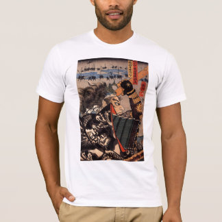 T-shirt Pièce en t samouraï japonaise de 100 généraux