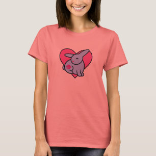 T-shirt Pièce en t sans fin de lapin