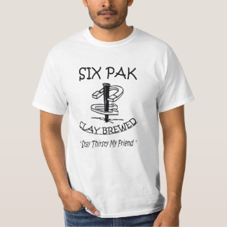 T-shirt Pièce en t-Six PAK de valeur de fers à
